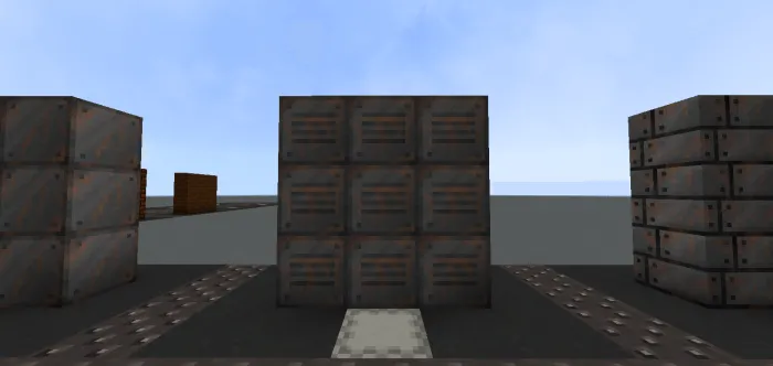 Rusted Steel Vent Block
