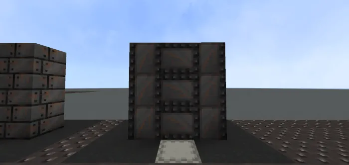 Rusted Steel Pillar Block