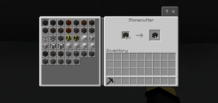Decorative Factory Block recipe example