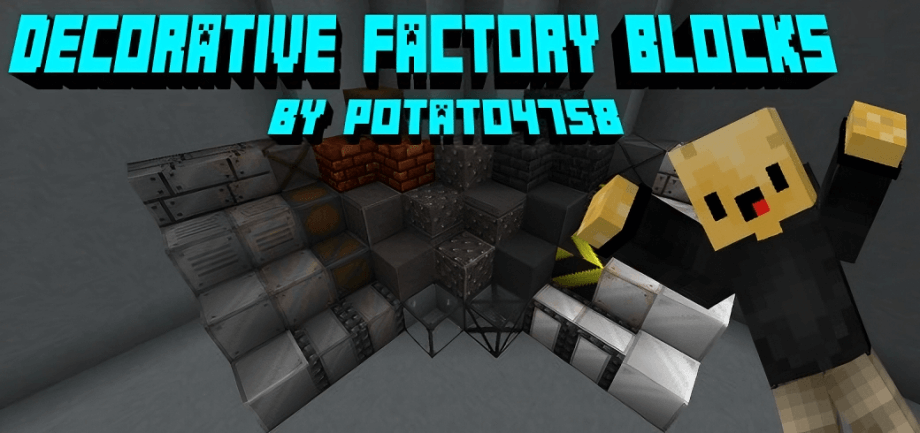 Thumbnail: Decorative Factory Blocks | Survival Compatible! Update! Machines Furniture and Decor