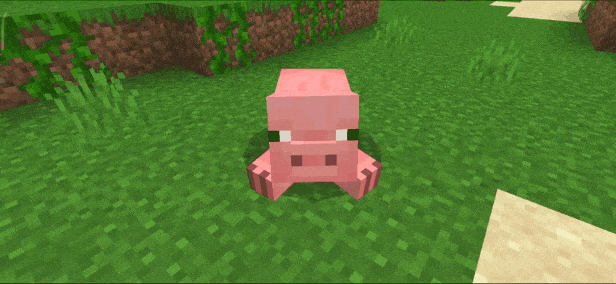 Pig Sitting Animation