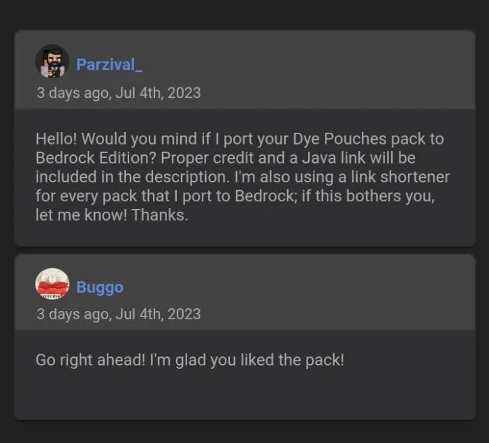 Buggo's Permission for Parzival