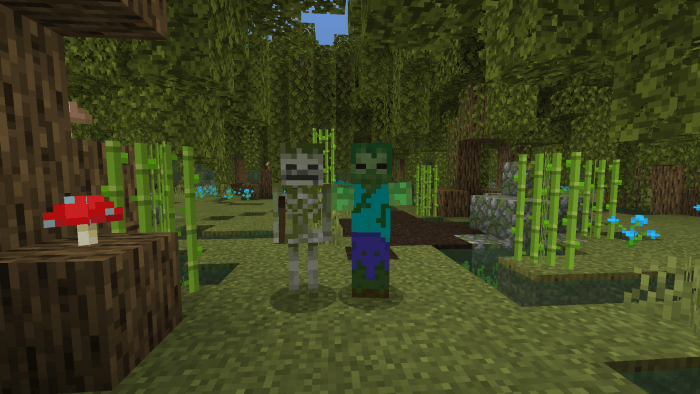 Mossy Skeleton & Zombie: Screenshot