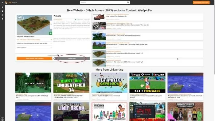 Extrabiomes Addon Installation (Screenshot 1)