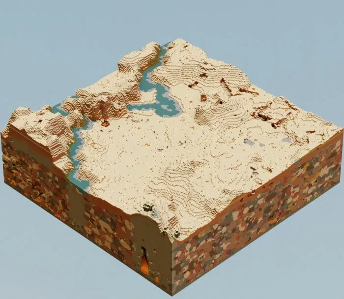 Frozen Mesa Biome