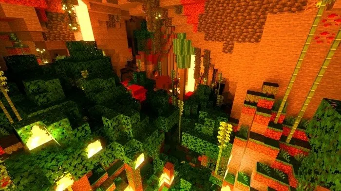 The Underground Fungal Jungle biome (screenshot 3)
