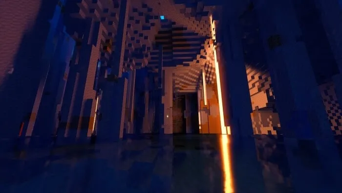 The Underground Glacier Biome (Screenshot 1)