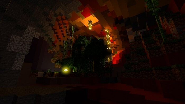 The Underground Lush Mesa Biome (Screenshot 3)