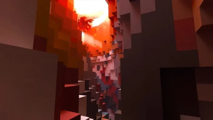 The Underground Mesa Biome (Screenshot 1)