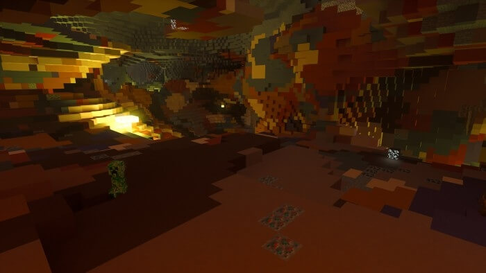 The Underground Mesa Biome (Screenshot 2)