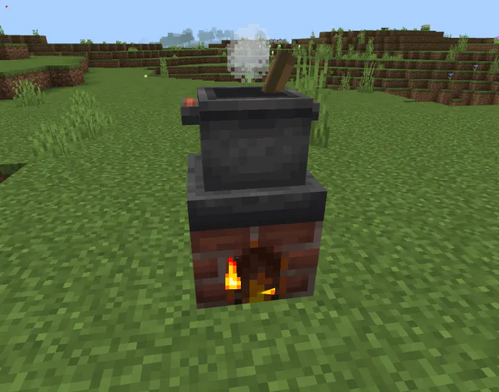 Cooking Pot and Stove Block