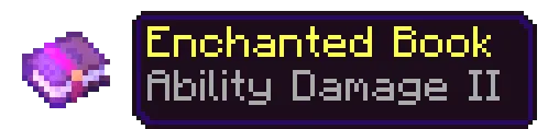 Enchancted Book with Ability Damage II