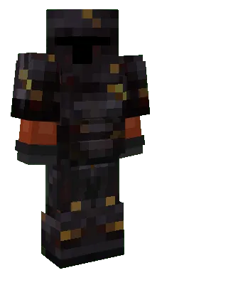 Equipped Gilded Netherite Armor