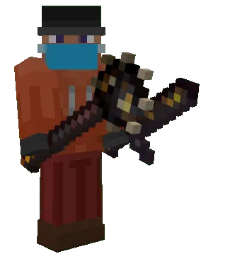 Gilded Netherite Mace & Sword