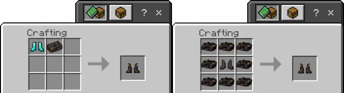 Gilded Netherite Boots recipe