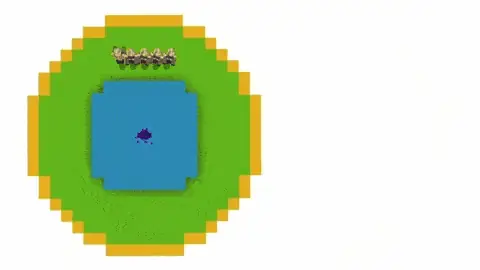 Effects from Glowing Obsidian Armor (GIF 2)