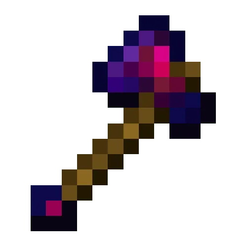 Glowing Obsidian Axe