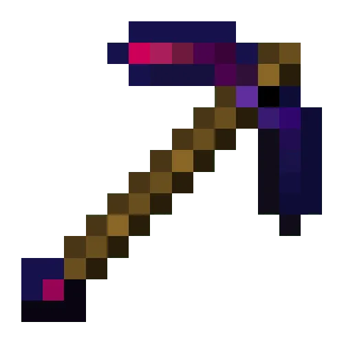 Glowing Obsidian Pickaxe