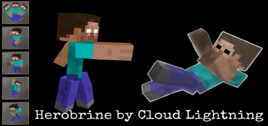 Thumbnail: HEROBRINE VS ENTITY 303