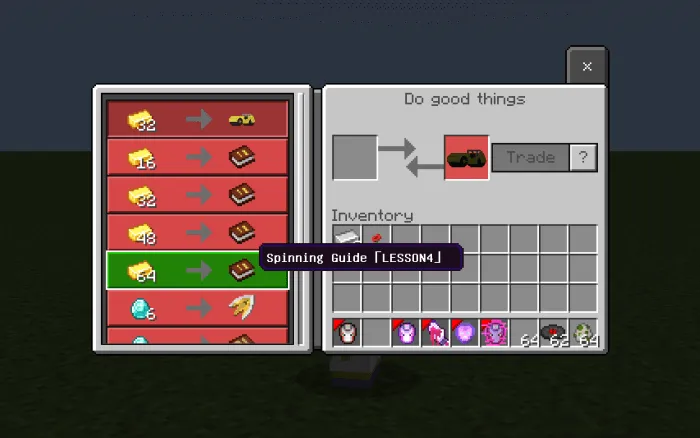 Spinning Guide Trade