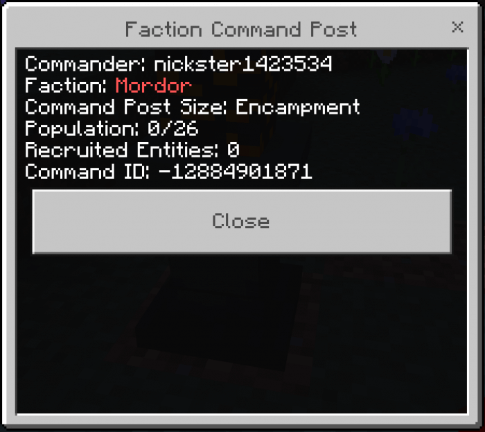 Faction Command Posts UI