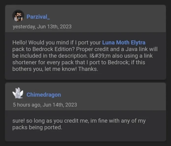 Chimedragon's Permission for Parzival