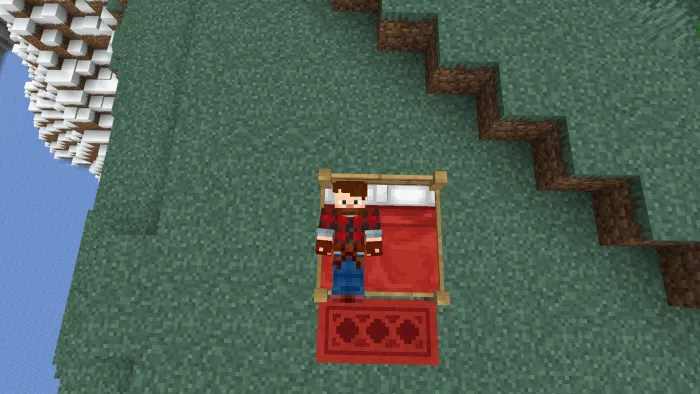 Sleeping on Red Bed