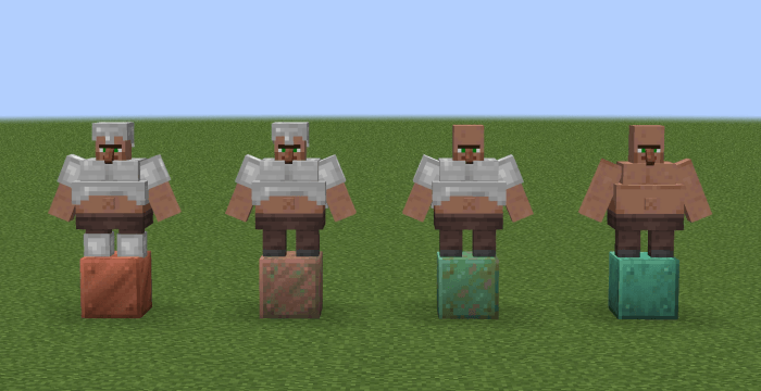 Armored Villager Armor Variants