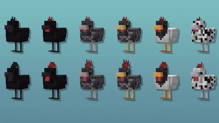 Cluckier Chickens Variants 1