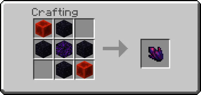 Glowing Obsidian Shard Recipe
