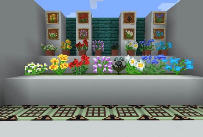 All flowers in the Gothiclily's Flower Pack