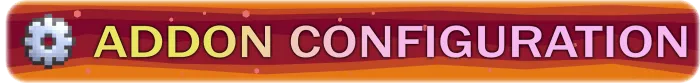 Addon configuration