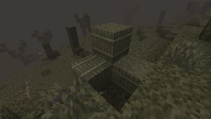 Corrupted Grass Bale Pile