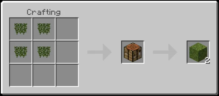 Moss Block Recipe
