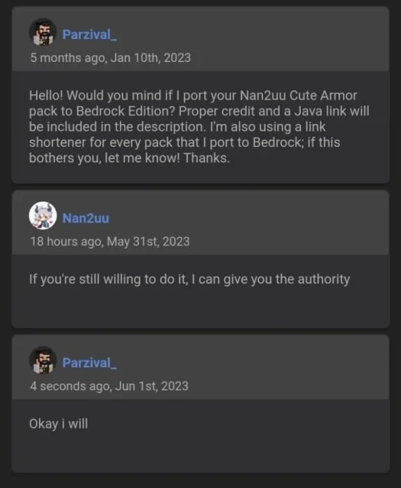 Nan2uu's Permission for Parzival