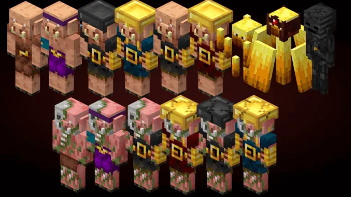 Nether Mob Variants