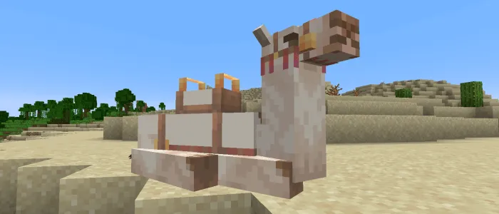 Screenshot of the camel with saddle