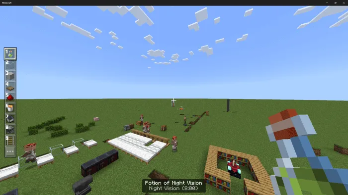 Left Variation of Vertical Hotbar
