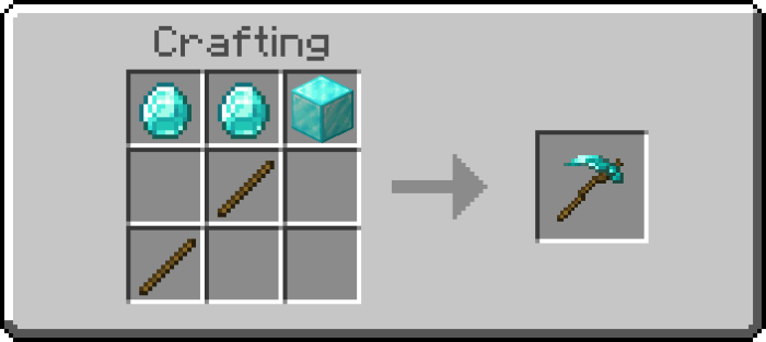 Diamond Scythe Craft Recipe