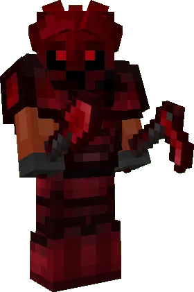 Equipped Reaper Armor & Tools: (Shovel and Hoe)