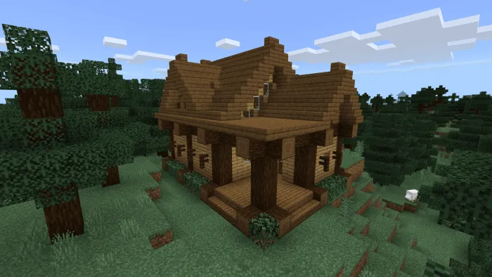 Cabins in Forest: Screenshot 1