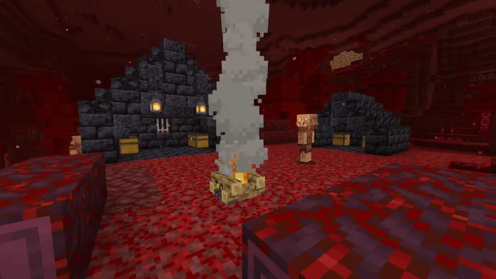 Piglin Camp: Screenshot