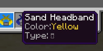 Sand Headband Description