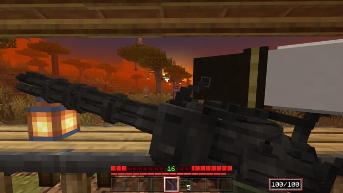 Mini-Gun Meat-Grinder: screenshot 1.