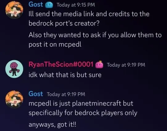 RyanTheScion's Permission for Parzival 3