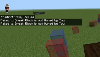 Failed to Break Block Message