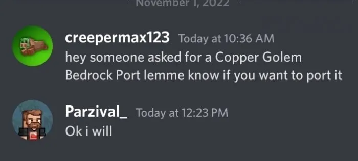 creepermax123's Permisson for Parzival