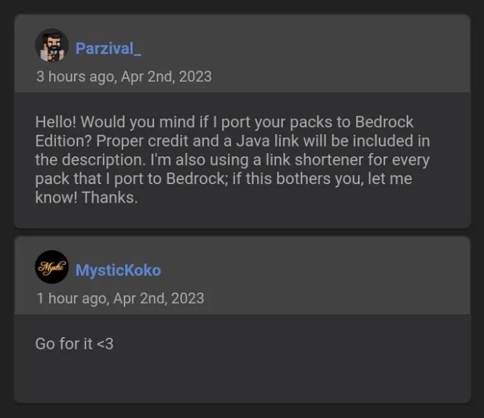 MysticKoko permission for Parzival