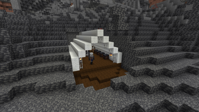 Pillager Mineshaft structure (screenshot 1)