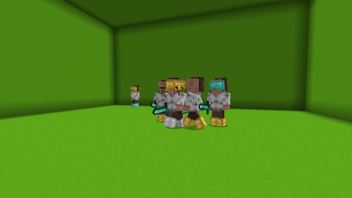 The Villager Warrior mobs